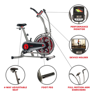 Sunny Health & Fitness Motion Air Bike