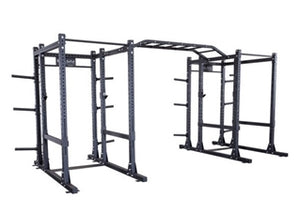 Extended Double Power Rack Package w/Power Rack Strap Safeties