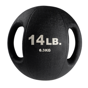 Body-Solid Tools 14lb. Dual Grip Medicine Ball