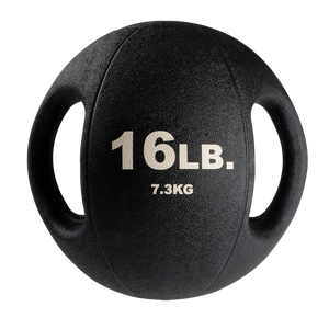 Body-Solid Tools 16lb. Dual Grip Medicine Ball
