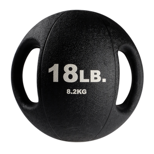 Body-Solid Tools 18lb. Dual Grip Medicine Ball
