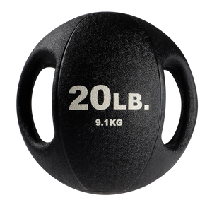 Body-Solid Tools 20lb. Dual Grip Medicine Ball