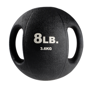 Body-Solid Tools 8lb. Dual Grip Medicine Ball