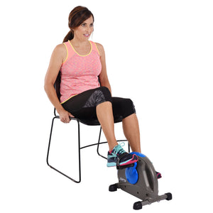 Stamina Mini Exercise Bike with Smooth pedal System, Blue