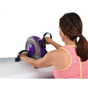 Stamina Mini Exercise Bike with Smooth pedal System, Purple