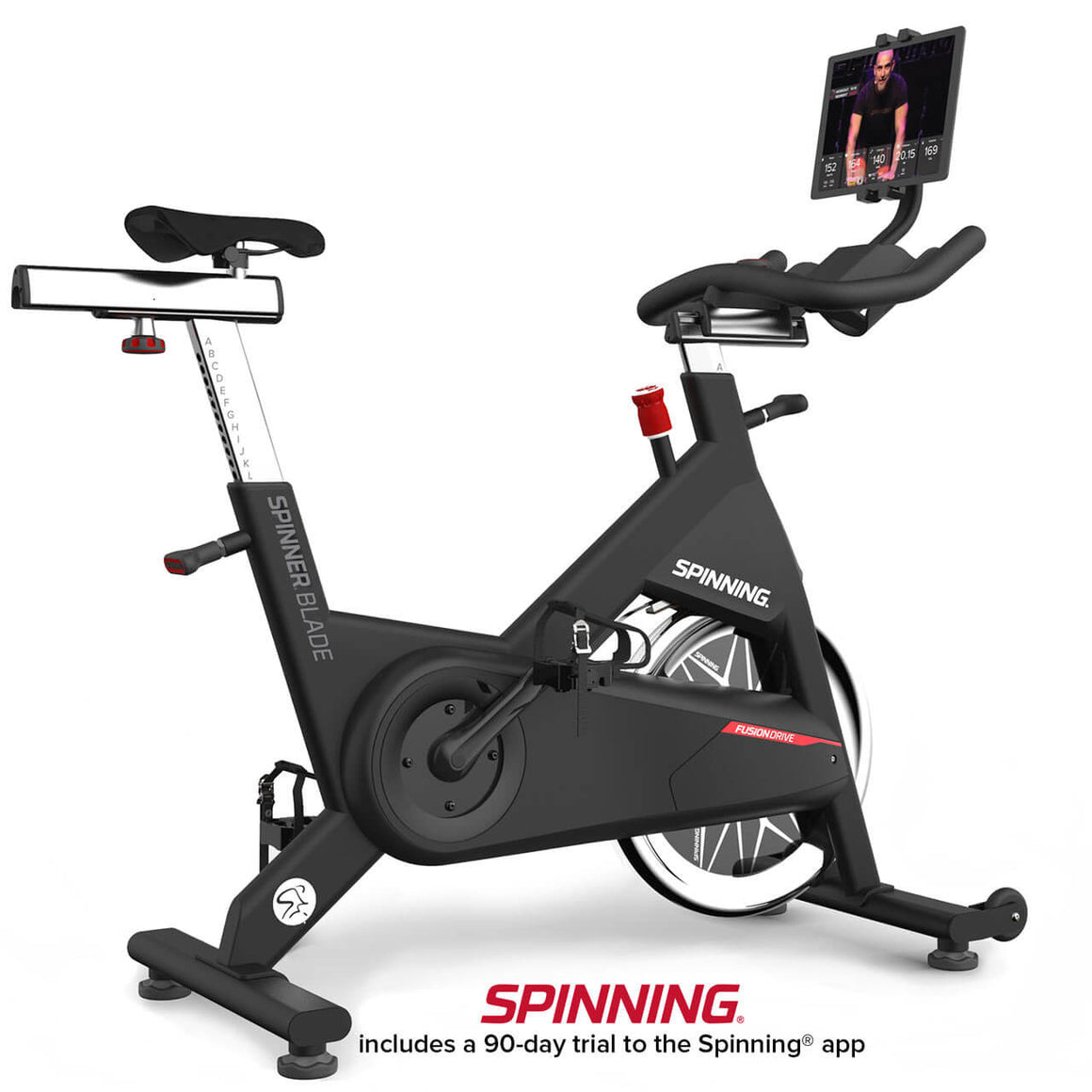 Spinning® Blade w/ Tablet Mount and Dual Water Bottle Holder