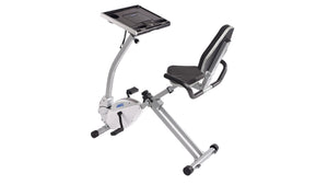 Stamina 2-in-1 Recumbent Exercise Bike Workstation and Standing Desk - Indoor Cyclery