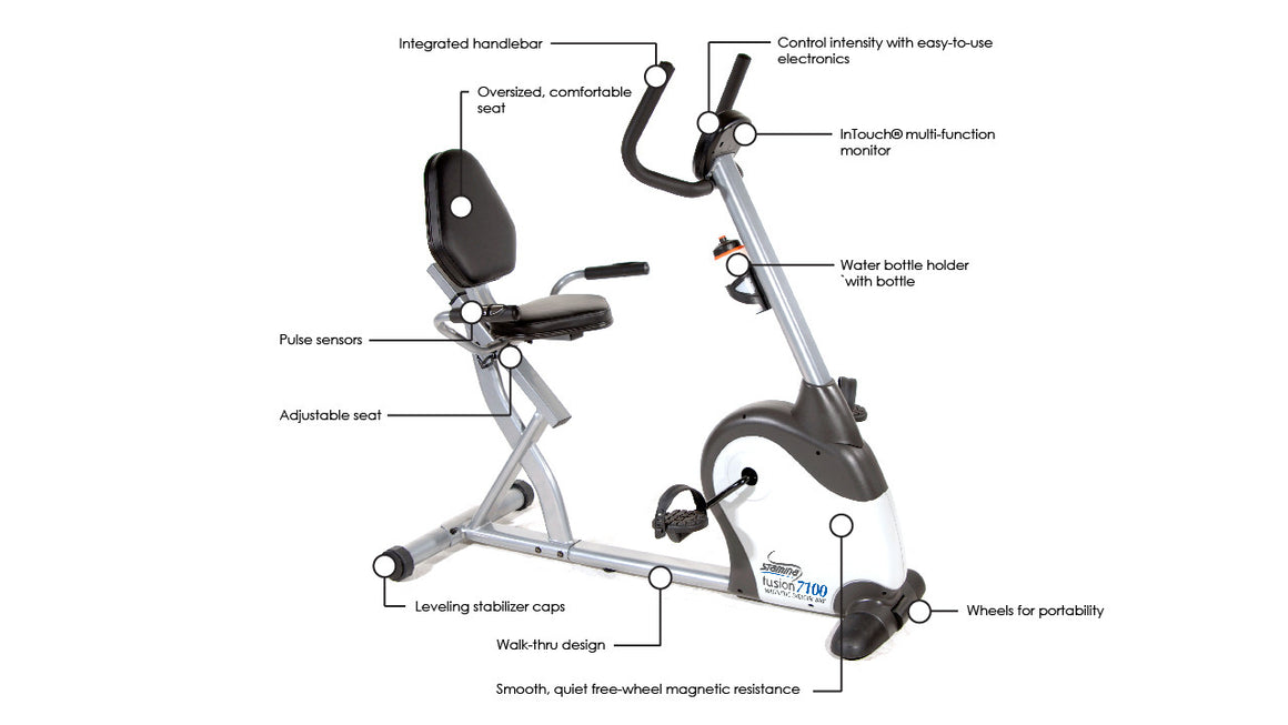 Stamina Magnetic Fusion 7100 Exercise Bike - Indoor Cyclery