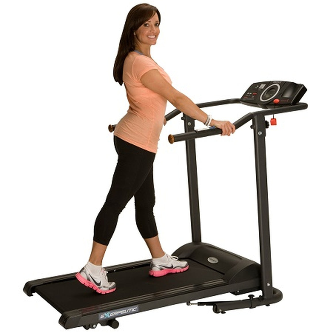 Exerpeutic TF1000 High Capacity Walk to Fit Electric Treadmill with Pulse - Indoor Cyclery