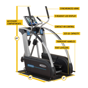 Endurance E5000 Premium Elliptical Trainer - Indoor Cyclery