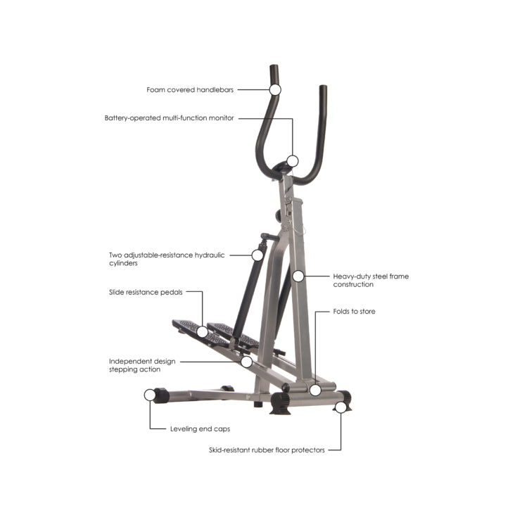 Stamina SpaceMate® Folding Stepper - Indoor Cyclery