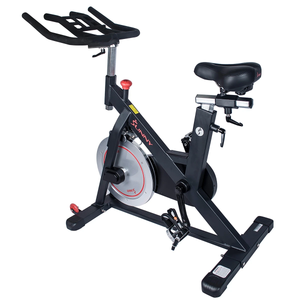 Sunny Health & Fitness Magnetic Belt Drive Indoor Cycling Bike with 44 lb Flywheel and Large Device Holder