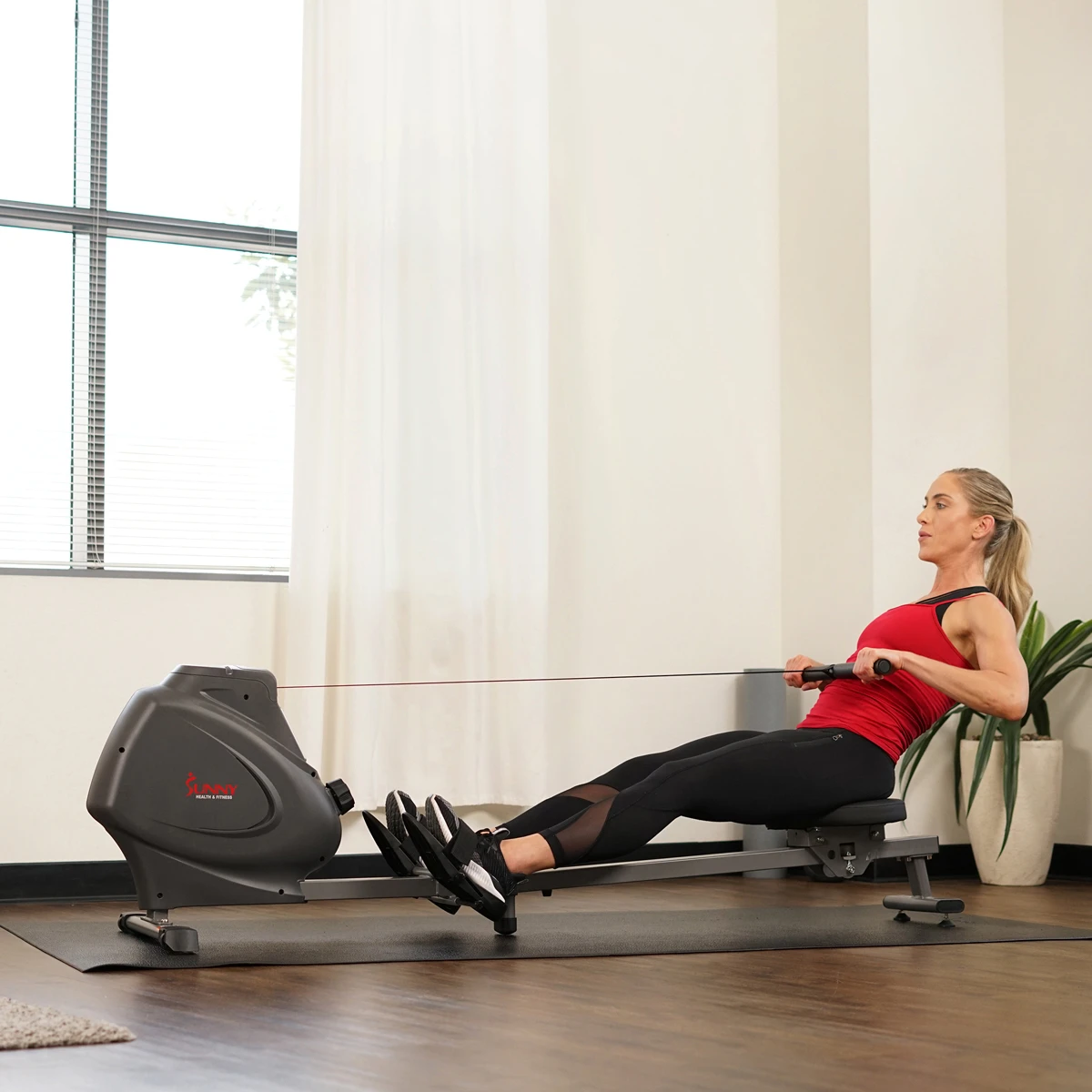 Sunny Health and Fitness SPM Magnetic Rowing Machine